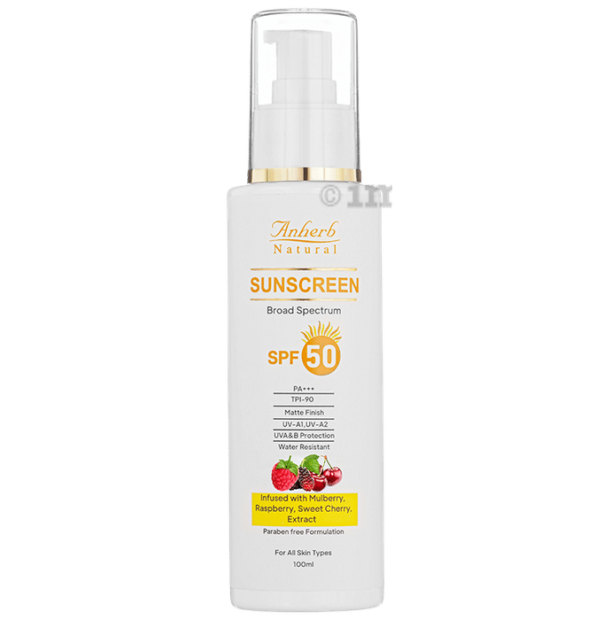 Anherb Natural Sunscreen Cream SPF 50