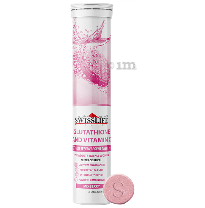 SWISSLIFE FOREVER Glutathione with Vitamin C Effervescent Tablet No Sugar