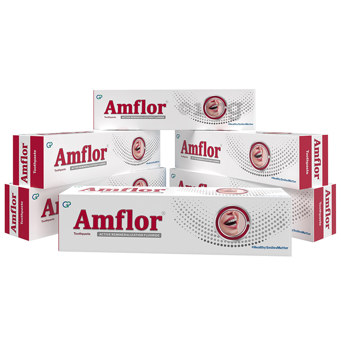 Amflor Toothpaste (70gm Each)