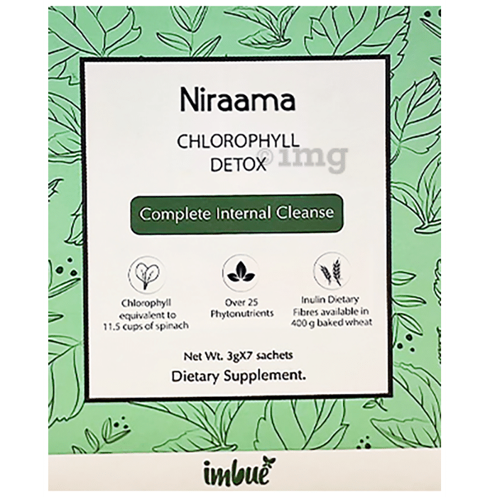 Imbue Niraama Chlorophyll Detox Complete Internal Cleanse Sachet (3gm Each)