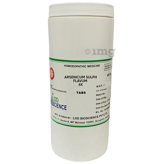 LDD Bioscience Arsenicum Sulph Flavum 6X