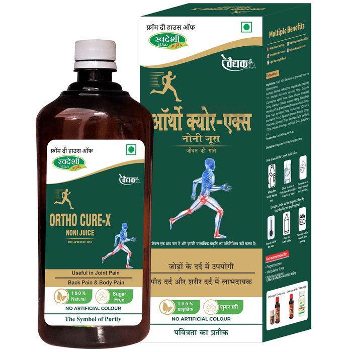 Swadeshi Ayurved Ortho Cure-X Noni Juice Sugar Free