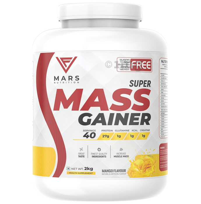 Mars Nutrition Super Mass Gainer Mango
