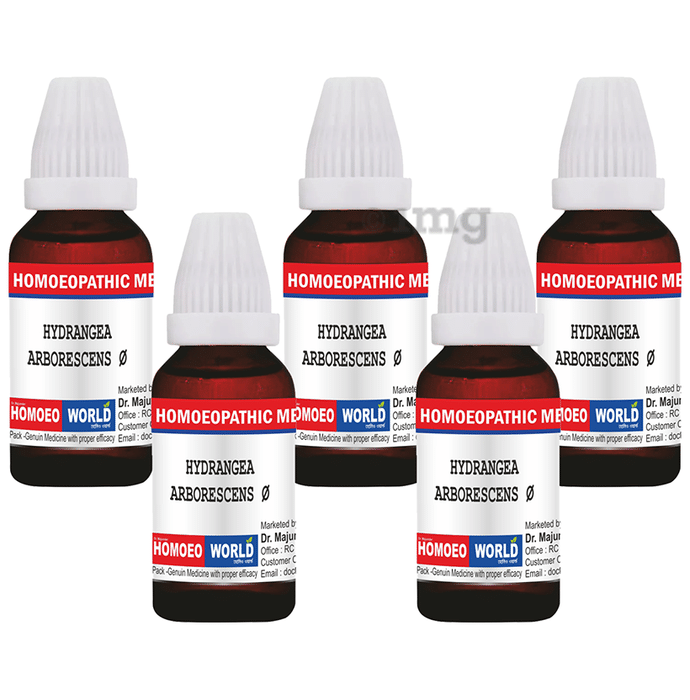 Dr. Majumder Homeo World Hydrangea Arborescens Mother Tincture (30ml Each) Q