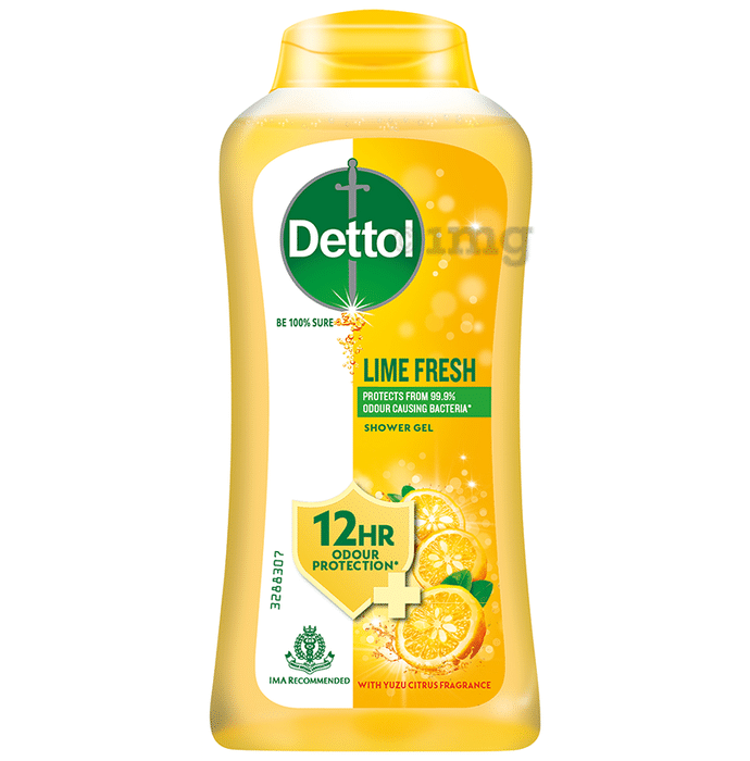 Dettol Lime Fresh Bodywash & Shower Gel | pH Balanced & Soap Free