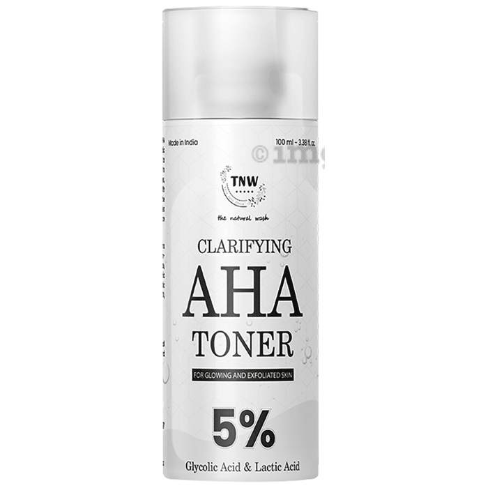 TNW- The Natural Wash Clarifying AHA Toner with 5% Glycolic Acid and Lactic Acid