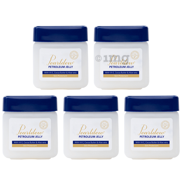 Pearldew Petroleum Jelly (50ml Each) Buy jar of 5.0 Packs at best