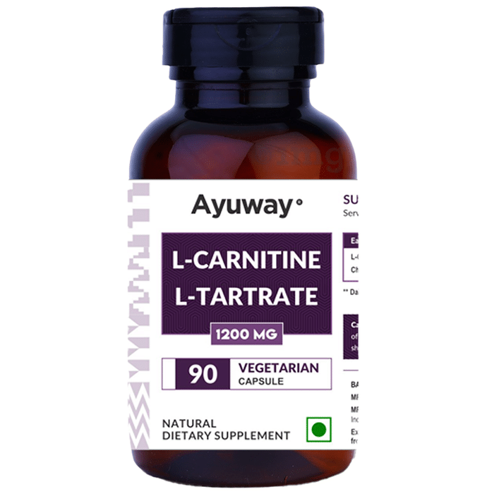 Ayuway L- Carnitine L-Tartrate 1200mg Vegicap