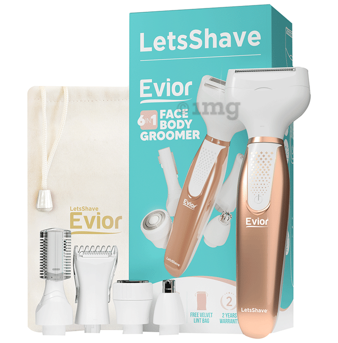 LetsShave Evior Face and Body Groomer Kit