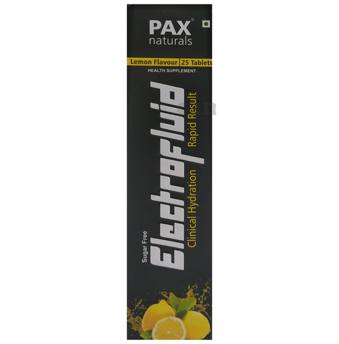 Pax Naturals Electrofluid Tablet Sugar Free Lemon