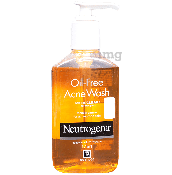 Neutrogena Oil Free Acne Wash Facial Cleanser with Salicylic Acid | For Acne Prone Skin