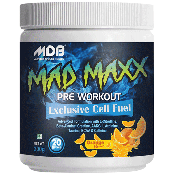 Master Dream Bodies Mad Maxx(200gm Each) Powder Orange