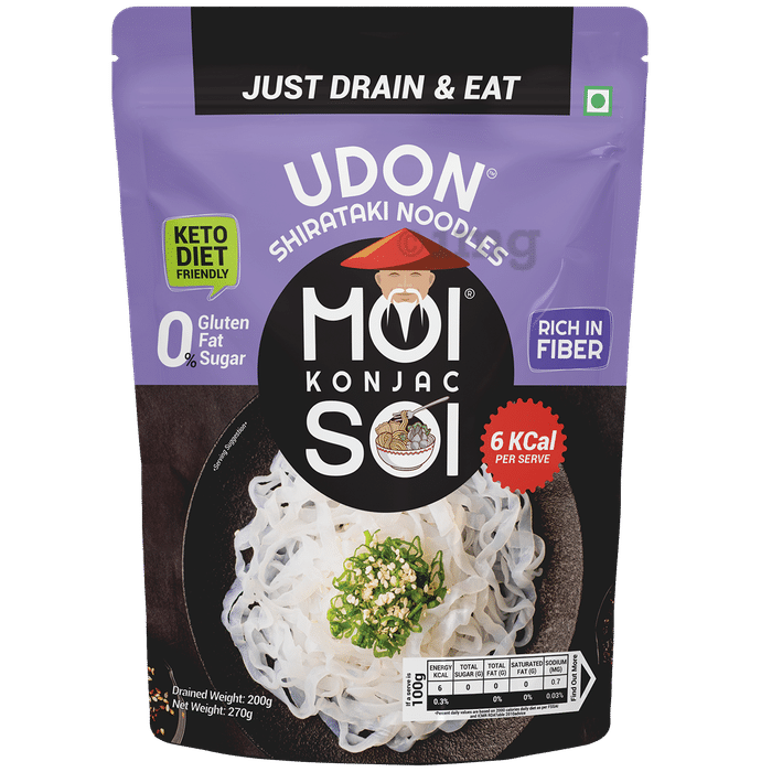 Udon Moi Konjac Soi Shirataki Noodles (270gm Each)