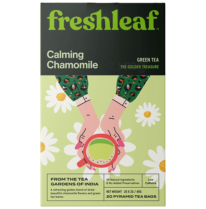 Freshleaf Calming Chamomile Green Tea Bag (2gm Each)