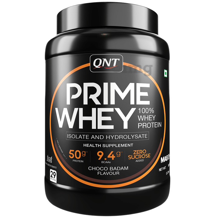 QNT Prime Whey Isolate & Hydrolysate Powder Choco Badam