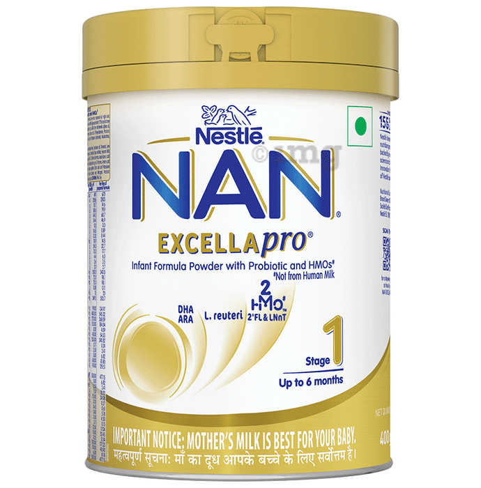 Nestle Nan Excella Pro Stage 1 Infant Formula Milk powder (Up to 6 Months)