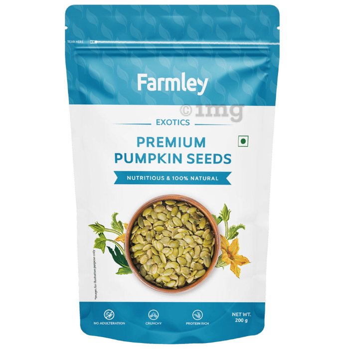 Farmley Exotics Premium Pumpkin Seeds (200gm Each)