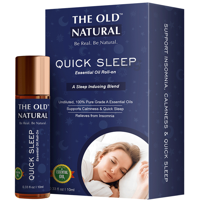 The Old Natural Quick Sleep Essential Oil Roll-On for Instant Sleep