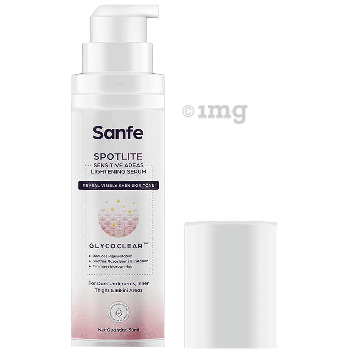 Sanfe Spotlite Sensitive Body Serum  for Dark Underarms, Inner Thighs and Sensitive Areas