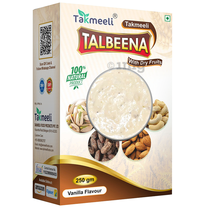 Takmeeli Talbeena with Dry Fruits Vanilla