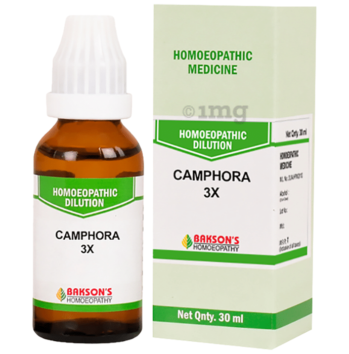 Bakson's Homeopathy Camphora Dilution 3X