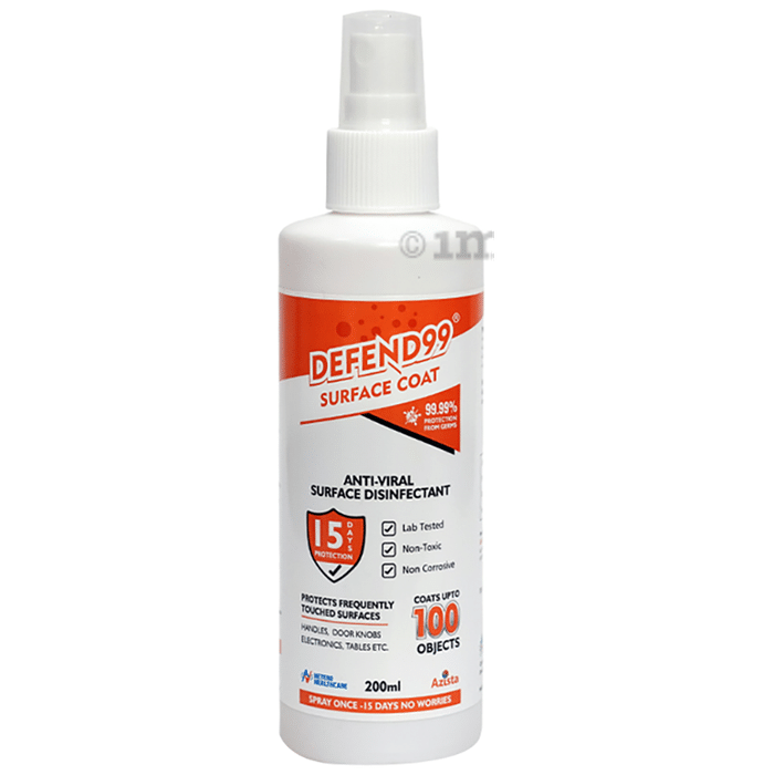 Defend99 Surface Coat Anti-Viral Surface Disinfectant (200ml Each)