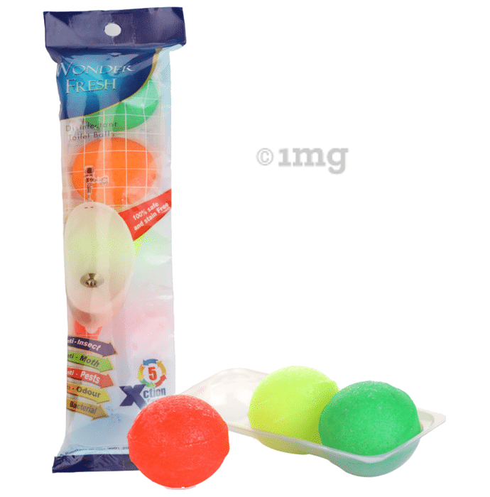 Wonder Fresh Disinfectant Toilet Balls (200gm Each)