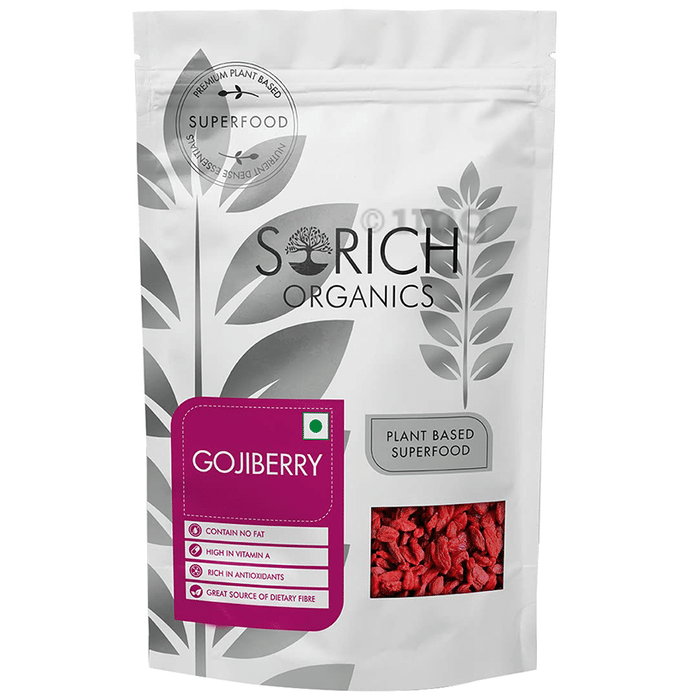 Sorich Organics Plant Based Goji Berries Dehydrated Fruits