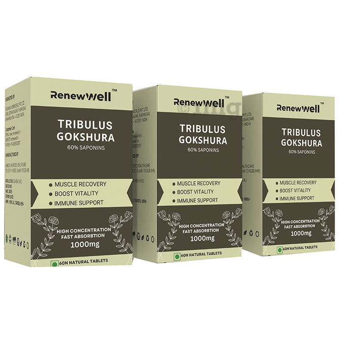 Renewwell Tribulus Gokshura Tablet (60 Each)