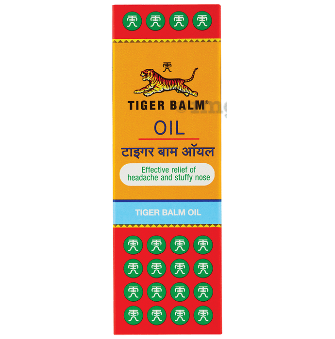 Tiger Balm Oil (28ml Each) | Effective Relief from Headache, Stuffy Nose, Travel Sickness, Dizziness and Insect Bites | Ayurvedic Pain Relief Oil