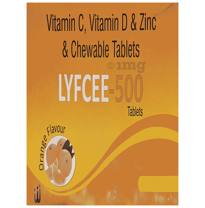 Lyfcee 500 Chewable Tablet Orange