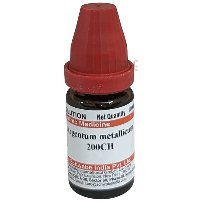 Dr Willmar Schwabe India Argentum Metallicum Dilution 200 CH
