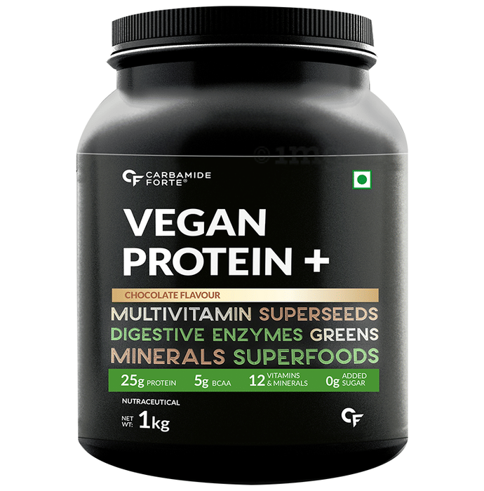 Carbamide Forte Vegan Protein+ with Multivitamins No Added Sugar