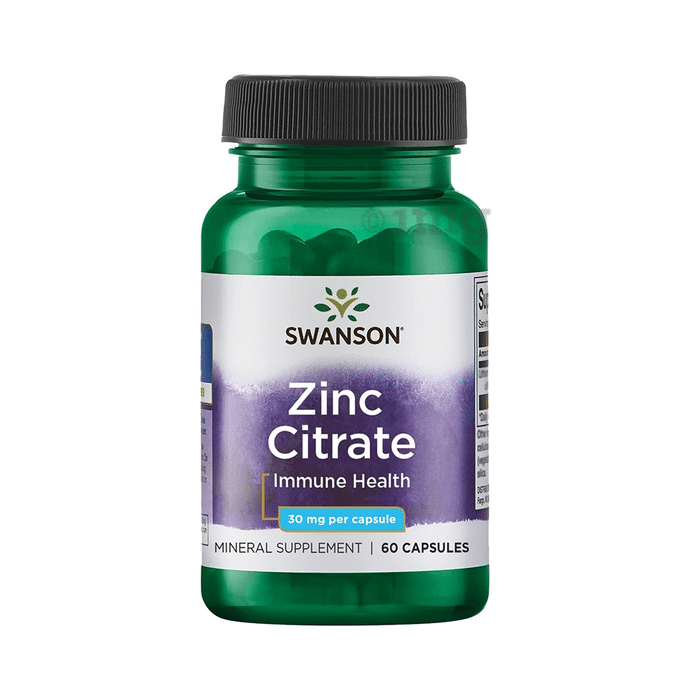 Swanson Zinc Citrate Capsule
