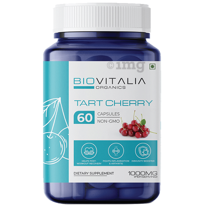 Biovitalia Organics Tart Cherry 1000mg Capsule