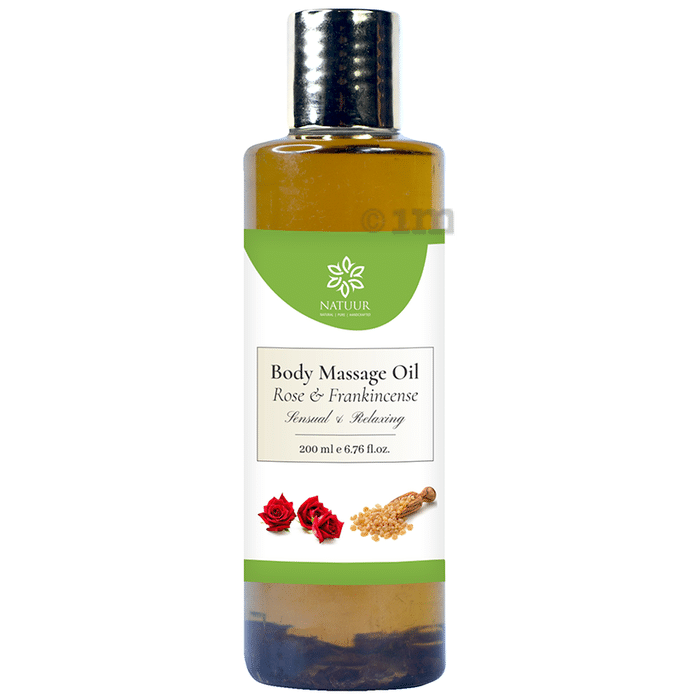 Natuur Body Massage Oil Rose & Frankinscense