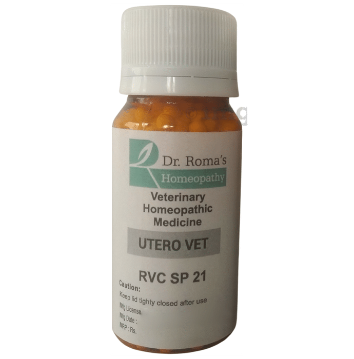 Dr. Romas Homeopathy RVC SP 21 Utero Vet Globules