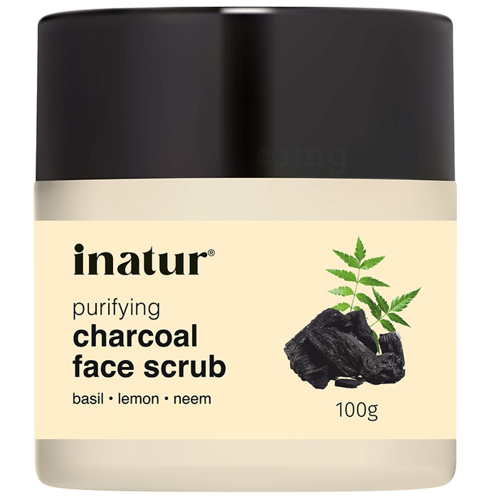 Inatur Charcoal Face Scrub