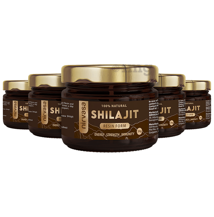 Nirvasa 100% Natural Shilajit Resin Form (20gm Each)