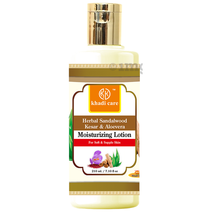 Khadi Care Herbal Sandalwood Kesar & Aloevera Moisturising Lotion