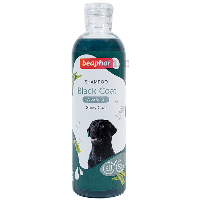 Beaphar Transparant Black Coat Shiny Coat Dog Aloe Vera Shampoo