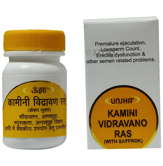 Unjha Kamini Vidravano Ras Tablet (with Saffron)