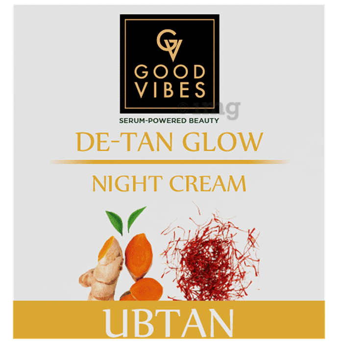 Good Vibes De-Tan Glow Night  Cream Ubtan