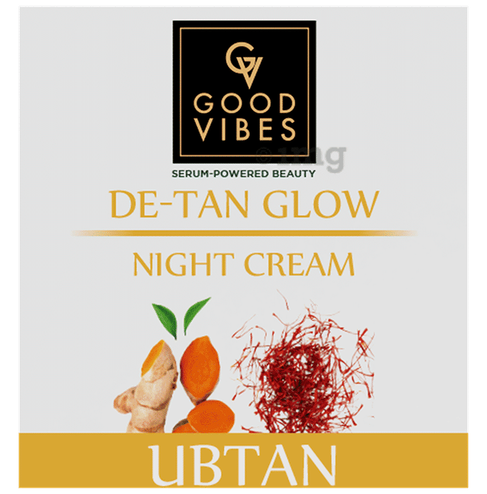 Good Vibes De-Tan Glow Night Cream Ubtan