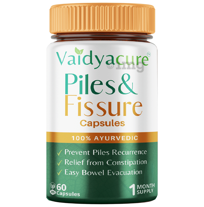 Vaidyacure Piles & Fissure Capsule