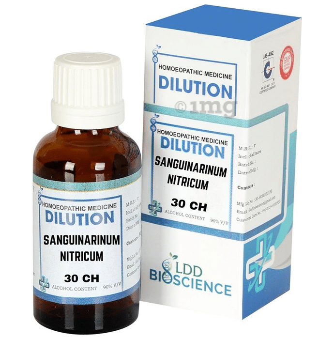 LDD Bioscience Sanguinarinum Nitricum Dilution 30 CH