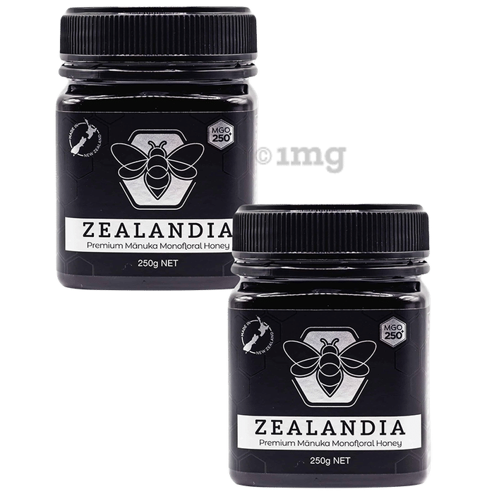 Zealandia Premium Manuka Multifloral Honey (250gm Each) MGO 250+