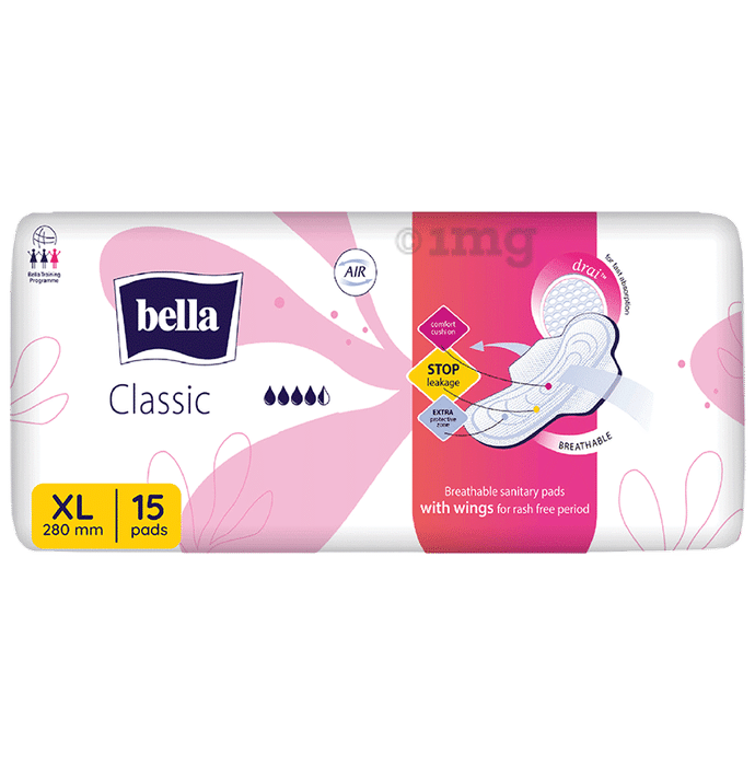 Bella Drai Wings Classic Sanitary Pads (15 Each)