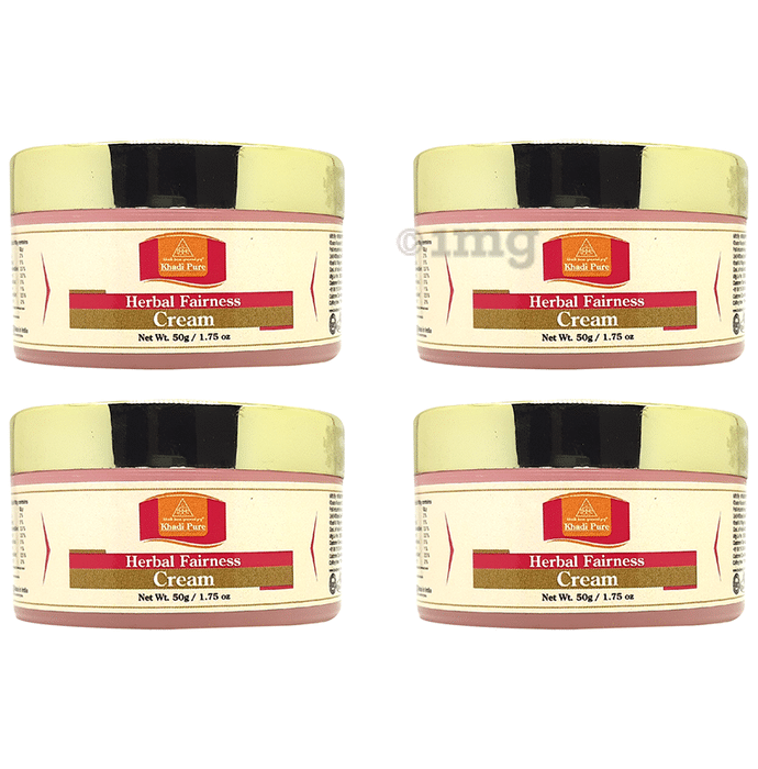 Khadi Pure Herbal Fairness Cream (50gm Each)