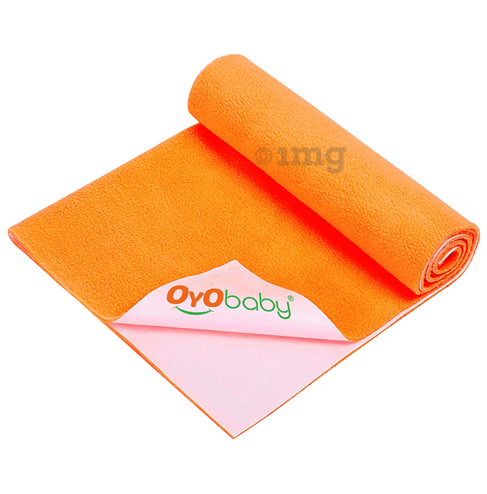 Oyo Baby Waterproof Rubber Dry Sheet Small Peach